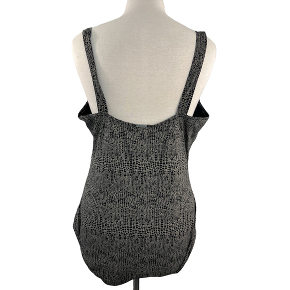 Calvin Klein Snakeskin One Piece Swimsuit Size XL - Picture 6 of 7